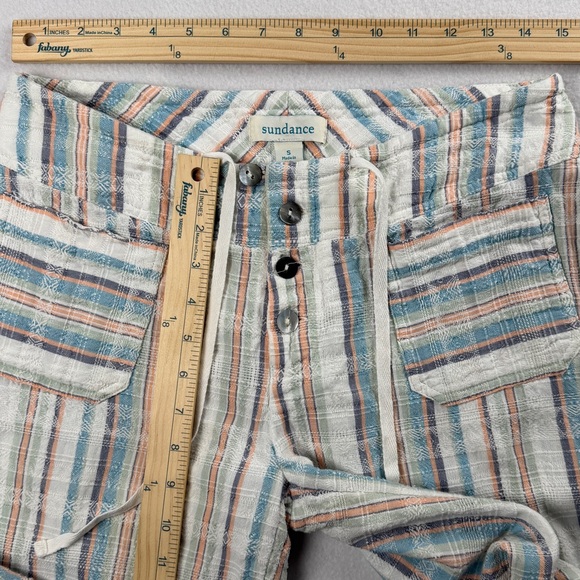 Sundance Women's Gigi Striped Straight Pants Multicolor Small - Picture 4 of 11